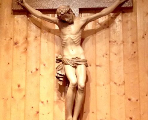 Cross in the chapell of the Hermits of our Lady of mount carmel