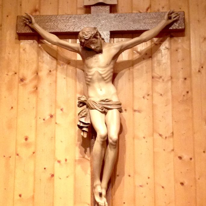 Cross in the chapell of the Hermits of our Lady of mount carmel